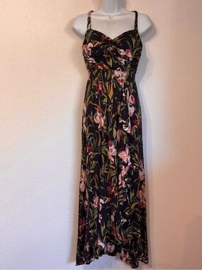 Anthropologie Maeve Floral Gabirella Ruffle Maxi Dress Small